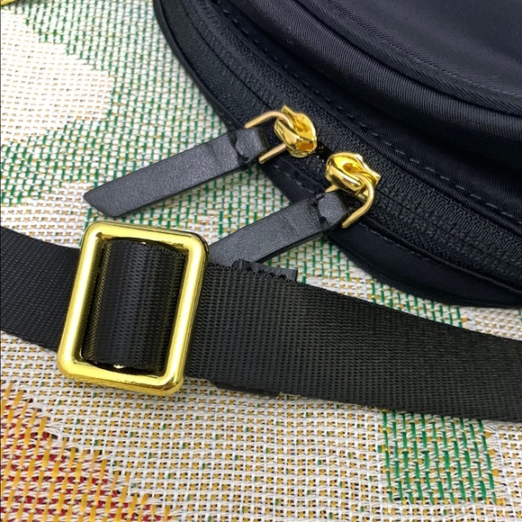 Tumi Black Crossbody Bag with Gold Accents - Picture 7 of 8